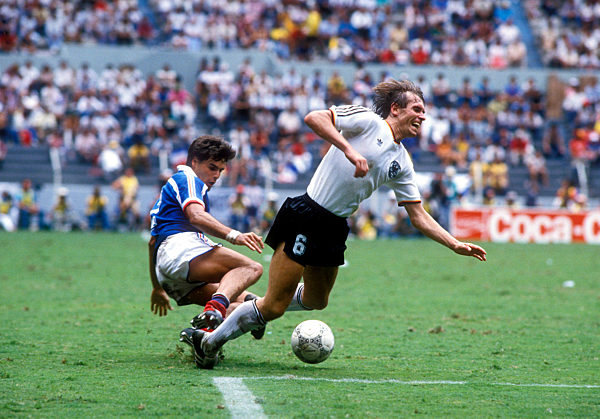 Fußball-Weltmeisterschaft1986 in Mexiko - Deutschland - Frankreich