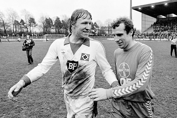 Fussball Bundesliga Saison 1979 - 1980 Spiel Bayer Uerdingen - HSV 0 : 3