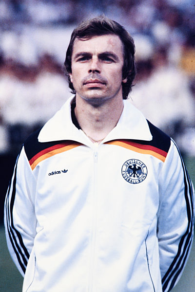 UEFA Fussball Europameisterschaften 1980 
Finale  Spiel  Deutschland - Belgien in Rom