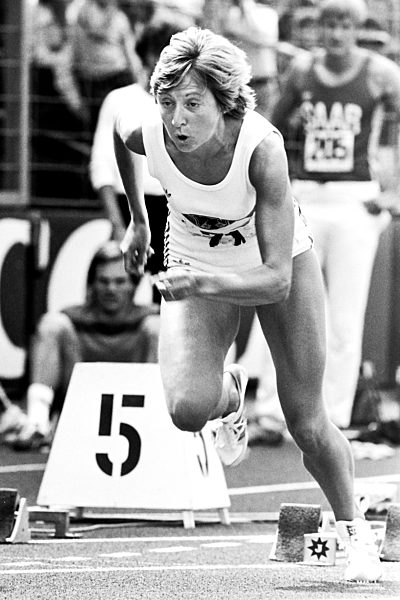 Olympiasiegerin Annegret Richter wird am 13.Oktober 2020 70 Jahre alt Jubilaeum