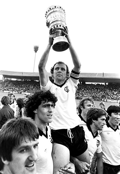 Fussball Saison 1980 - 1981  DFB Pokal Finale 1981 Eintracht Frankfurt - 1.FC Kaiserslautern