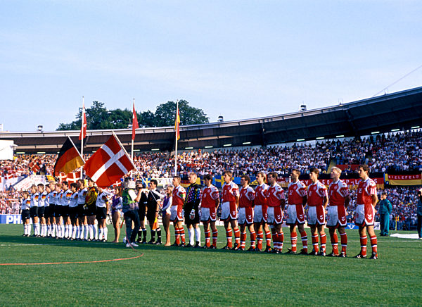 Fußball-EM 1992 - Finale Dänemark - Deutschland 2:0