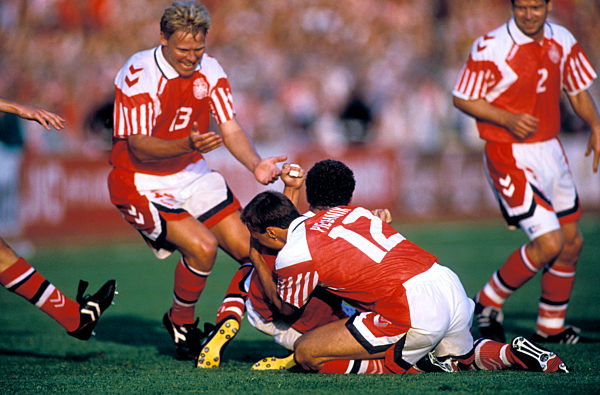 Fußball-EM 1992 - Finale Dänemark - Deutschland 2:0