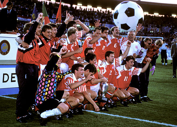 Fußball-EM 1992 - Finale Dänemark - Deutschland 2:0