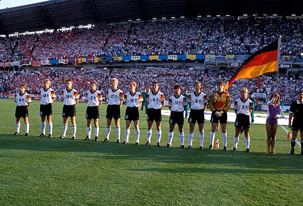 Fußball-EM 1992 - Finale Dänemark - Deutschland 2:0