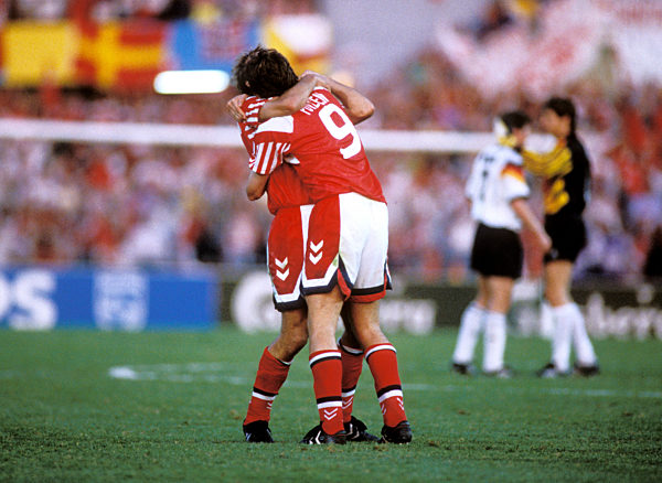 Fußball-EM 1992 - Finale Dänemark - Deutschland 2:0