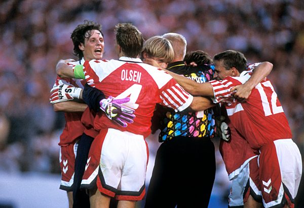 Fußball-EM 1992 - Finale Dänemark - Deutschland 2:0