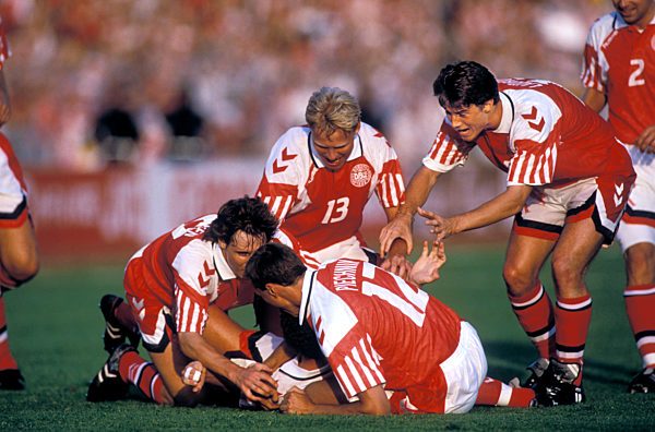 Fußball-EM 1992 - Finale Dänemark - Deutschland 2:0