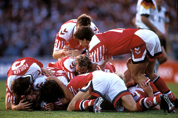 Fußball-EM 1992 - Finale Dänemark - Deutschland 2:0