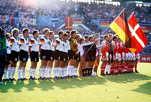 Fußball-EM 1992 - Finale Dänemark - Deutschland 2:0