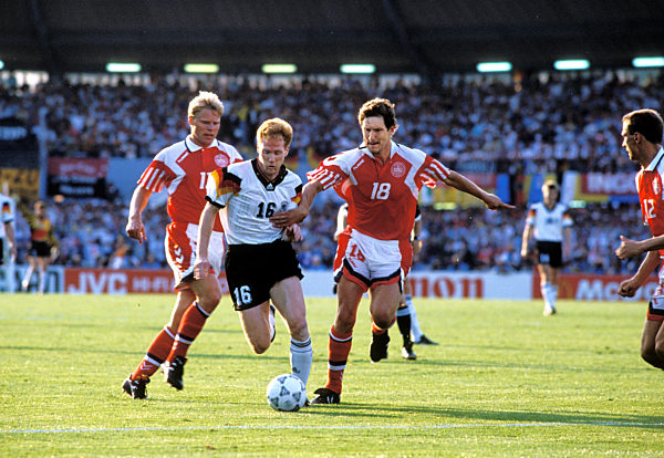 Fußball-EM 1992 - Finale Dänemark - Deutschland 2:0