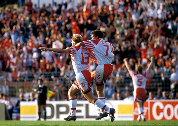 Fußball-EM 1992 - Halbfinale Niederlande - Dänemark