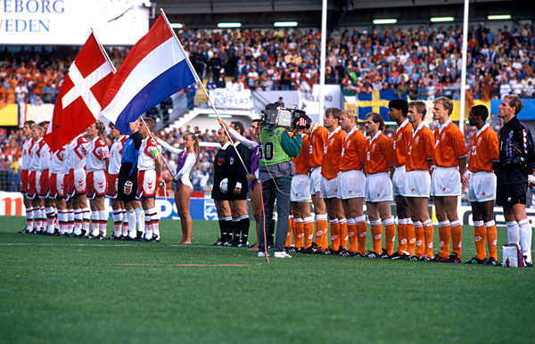 Fußball-EM 1992 - Halbfinale Niederlande - Dänemark