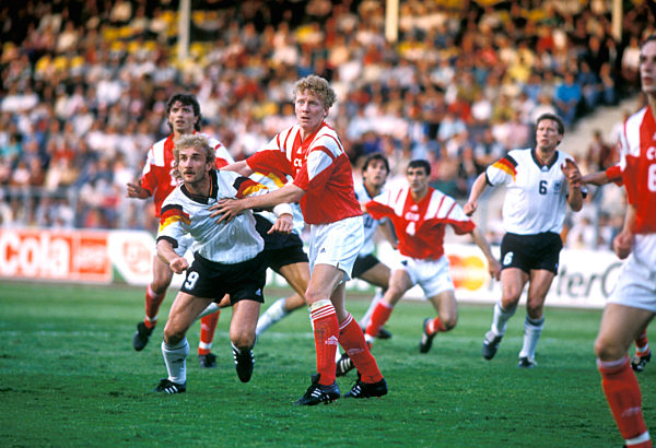 UEFA Fussball Europameisterschaften 1992 in Schweden Vorrundenspiel Deutschland-GUS Russland