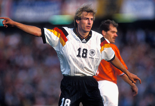 UEFA Fussball Europameisterschaften 1992 in Schweden Spiel Holland - Deutschland