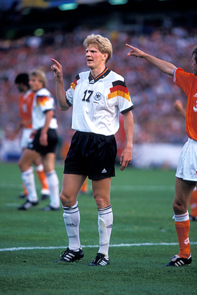 UEFA Fussball Europameisterschaften 1992 in Schweden Spiel Holland - Deutschland