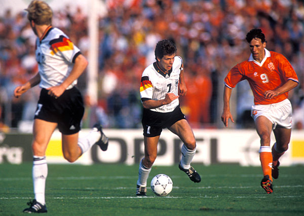 UEFA Fussball Europameisterschaften 1992 in Schweden Spiel Holland - Deutschland