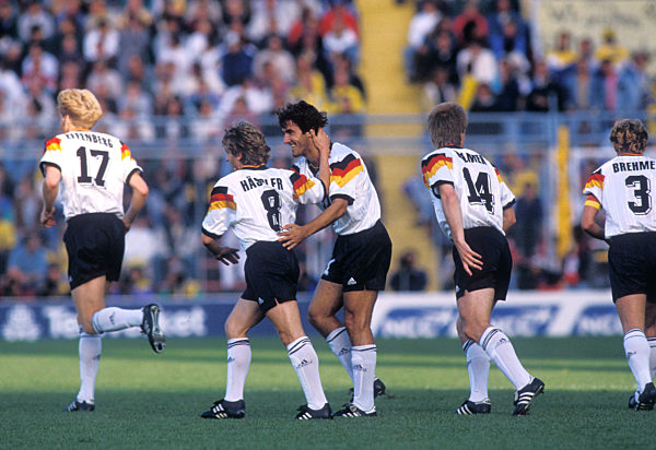 UEFA Fussball Europameisterschaften 1992 in Schweden Halbfinale Deutschland-Schweden