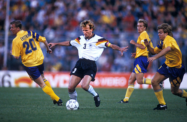 UEFA Fussball Europameisterschaften 1992 in Schweden Halbfinale Deutschland-Schweden