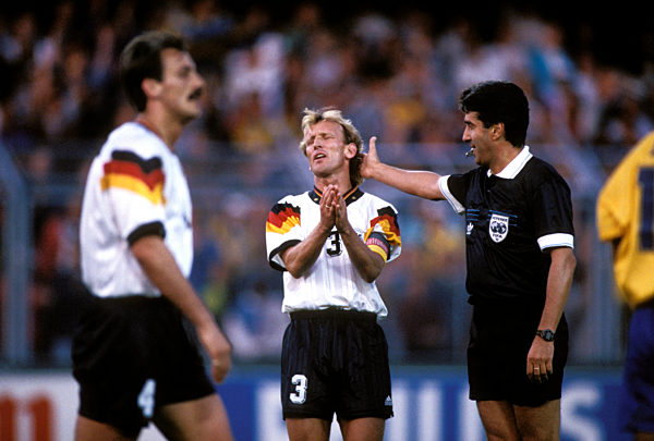 UEFA Fussball Europameisterschaften 1992 in Schweden Halbfinale Deutschland-Schweden