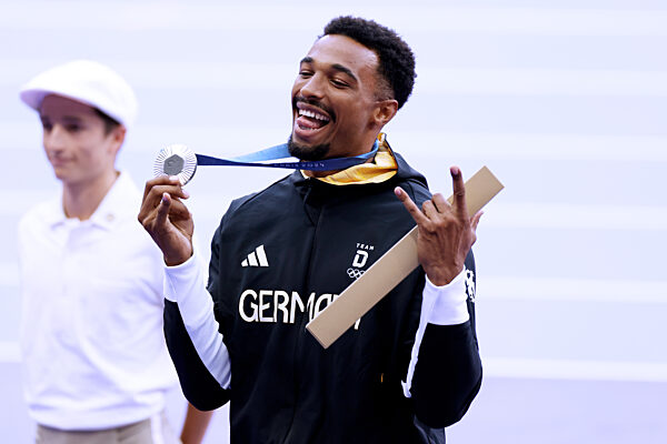 1.Tag Leichtathletik 10-Kampf Maenner  Siegerehrung
Paris Olympische Spiele 2024
04. 08. 2024 Paris