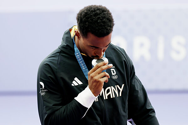 1.Tag Leichtathletik 10-Kampf Maenner  Siegerehrung
Paris Olympische Spiele 2024
04. 08. 2024 Paris