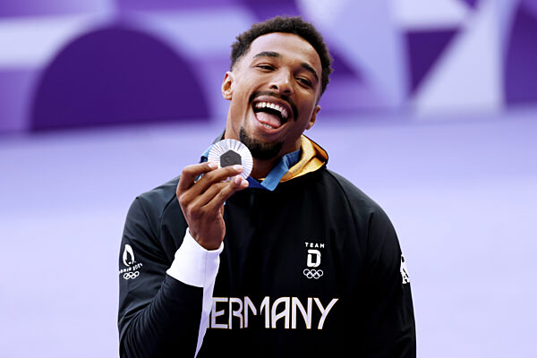 1.Tag Leichtathletik 10-Kampf Maenner  Siegerehrung
Paris Olympische Spiele 2024
04. 08. 2024 Paris