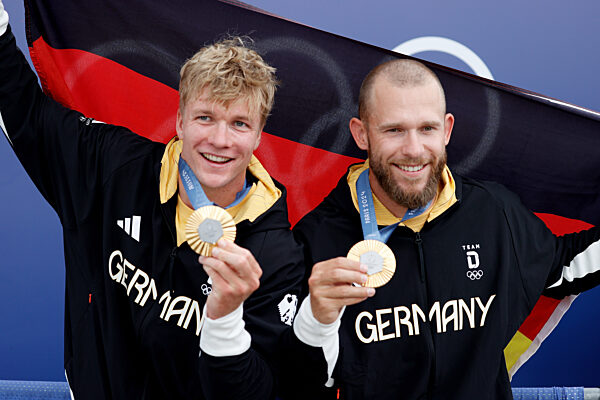 Kanu Finale K2 Maenner Nautical Stadium 1.Platz
Paris Olympische Spiele 2024
09.08.2024 Paris