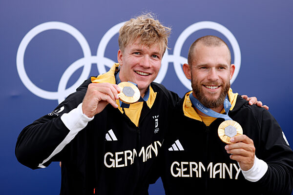 Kanu Finale K2 Maenner Nautical Stadium 1.Platz
Paris Olympische Spiele 2024
09.08.2024 Paris