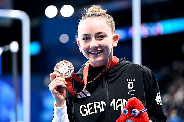 Schwimmen 3.Platz
PARALYMPICS 2024 in Paris
am 31.08.2024