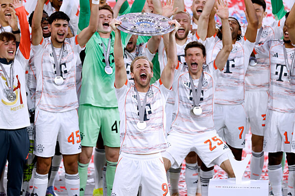 Fußball Bundesliga Saison 2024_2025
Deutscher Meister 2025 FC Bayern Muenchen
FC Bayern Muenchen - Borussia Moenchengladbach
am 10.05.2025 in Muenchen