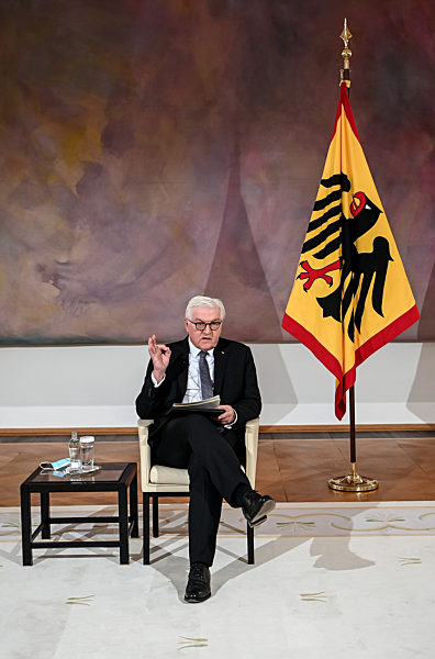 Bundespräsident Steinmeier trifft Covid-19-Genesene