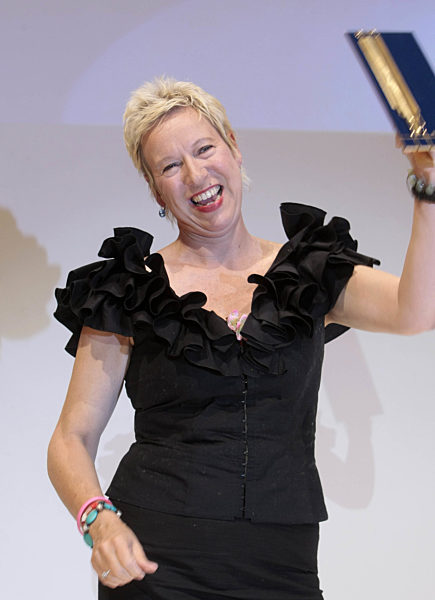 Die Regisseurin Doris Dörrie lacht am Freitag (23.05...