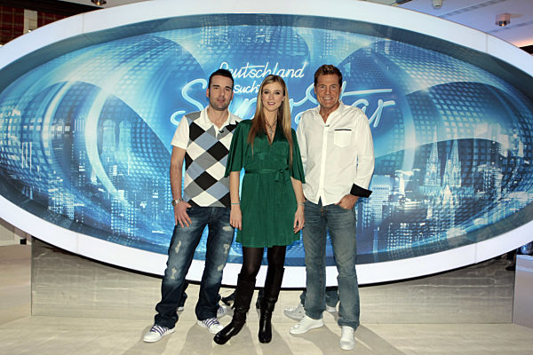 Die neue Jury der Carstingshow "Deutschland sucht den Superstar" mit Dieter...