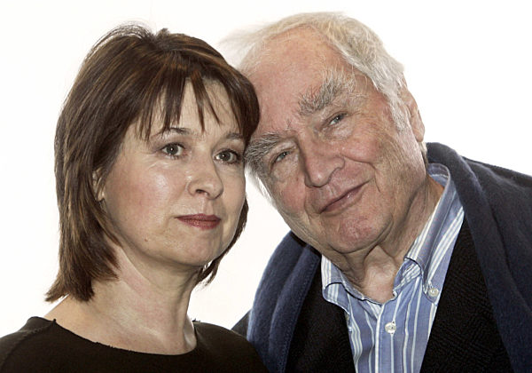 Schriftsteller Martin Walser und seine Tochter Franziska Walser als...