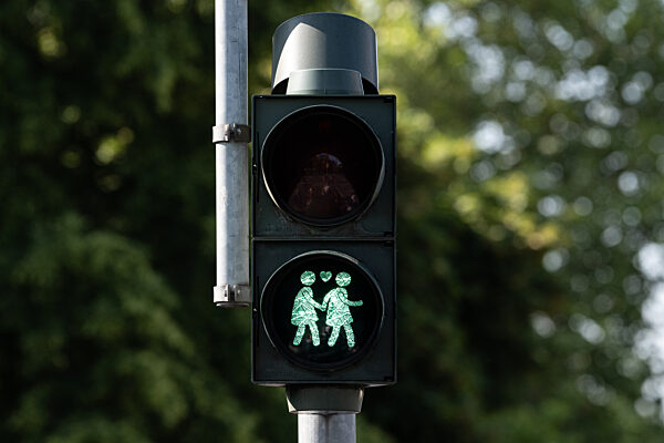 "Queere Ampelmenschen" in Göttingen