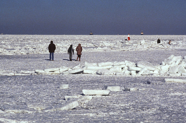 Winter - Eisbildung an der Ostsee