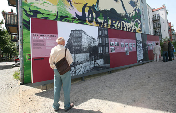 Neue Galeriewand Gedenkstätte Berliner Mauer
