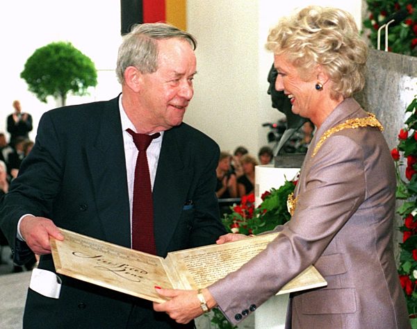 Siegfried Lenz mit Goethepreis der Stadt Frankfurt ausgezeichnet