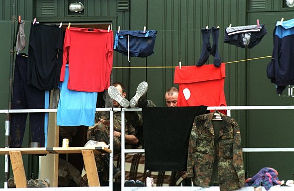 Deutsche Ifor-Soldaten in Zadar