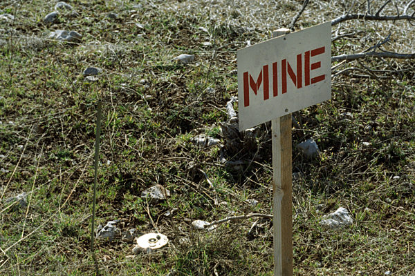 Bundeswehr in Kroatien 1996 - Minen