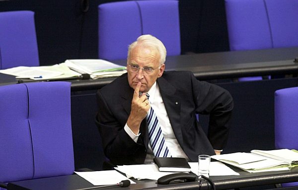 Kanzlerkandidat Edmund Stoiber im Bundestag