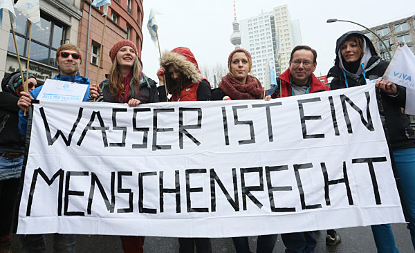 Demo zum Weltwassertag
