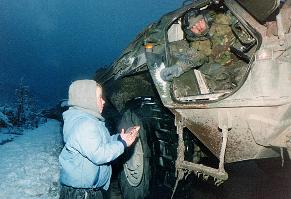 Deutsche IFOR-Soldaten 1996 in Bosnien-Herzegowina