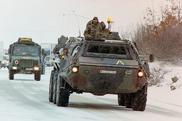 Deutsche IFOR-Soldaten 1996 in Bosnien-Herzegowina