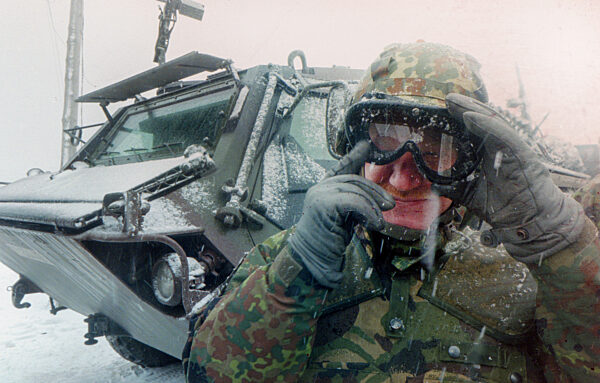 Deutsche IFOR-Soldaten 1996 in Bosnien-Herzegowina
