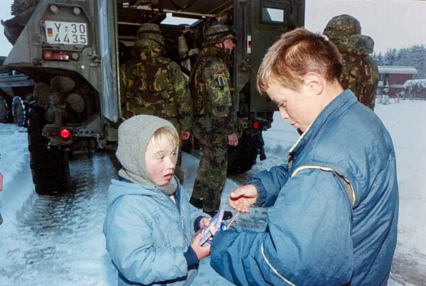 Deutsche IFOR-Soldaten 1996 in Bosnien-Herzegowina
