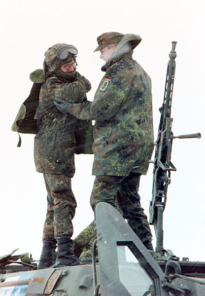 Deutsche IFOR-Soldaten 1996 in Bosnien-Herzegowina