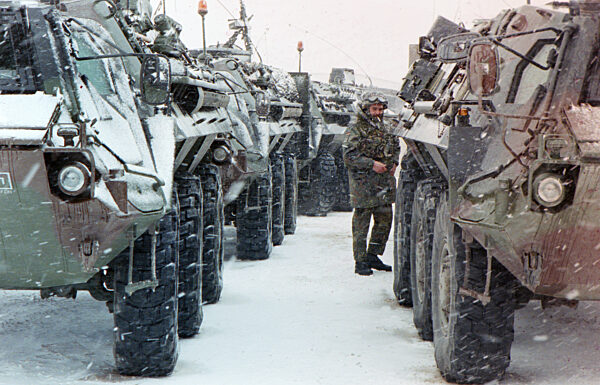 Deutsche IFOR-Soldaten 1996 in Bosnien-Herzegowina