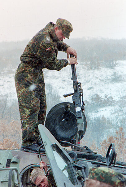 Deutsche IFOR-Soldaten 1996 in Bosnien-Herzegowina